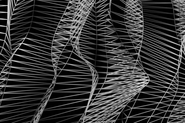 wireframe visuals motion background for video mapping